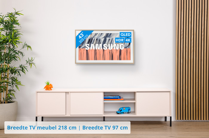 Samsung The Frame 43" (2026) + Samsung HW-S700D Zwart (2024) visual Coolblue 1