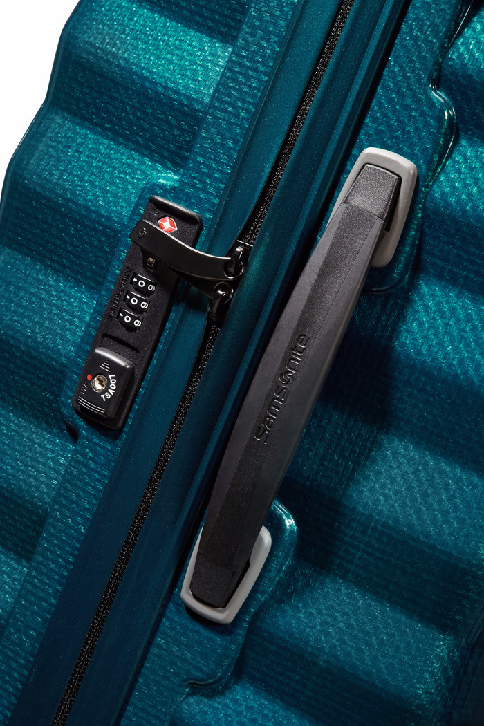 Samsonite Lite-Shock Spinner 81cm Duo Pack Petrol Blue detail