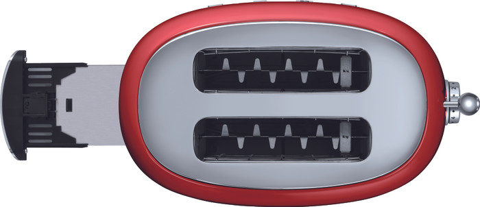 SMEG TSF01RDEU Rood bovenkant