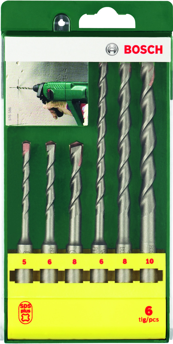 Bosch Set SDS-plus S6 Betonboren 6-delig voorkant