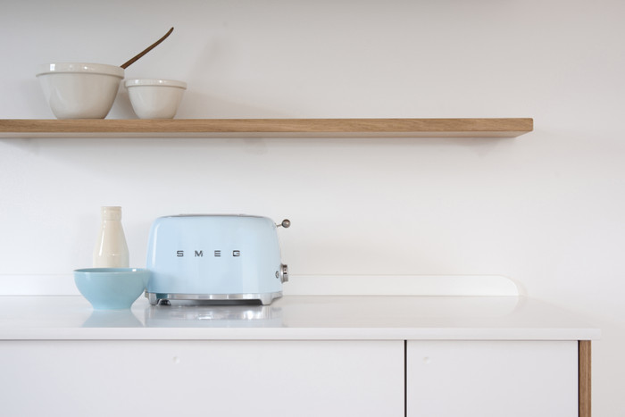SMEG TSF01PBEU Light Blue product in use
