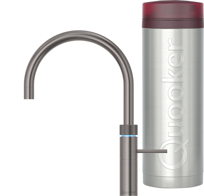 Quooker PRO3 + Quooker Fusion Round Gunmetal Main Image