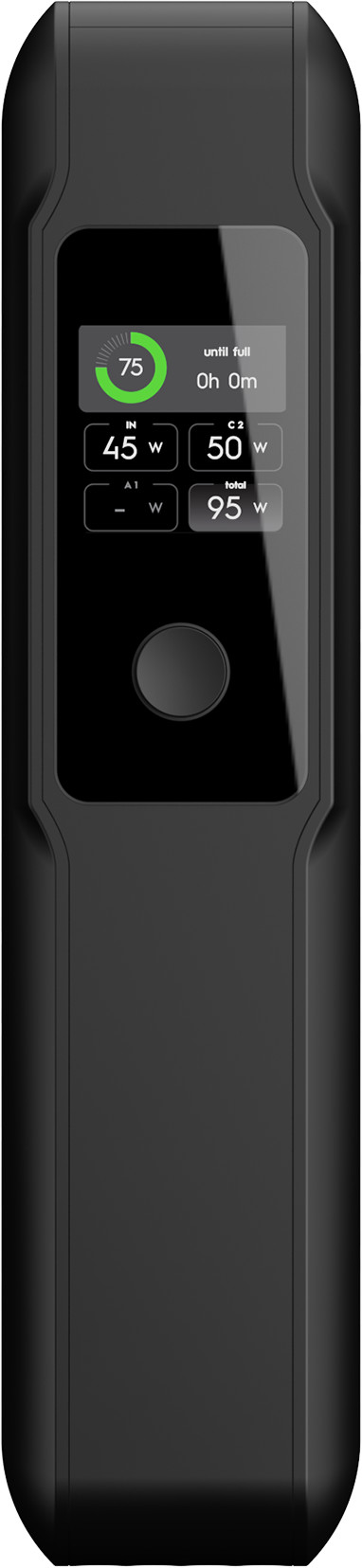 Xtorm NextGen Batterie Externe 100 W 60 000 mAh Noir côté gauche