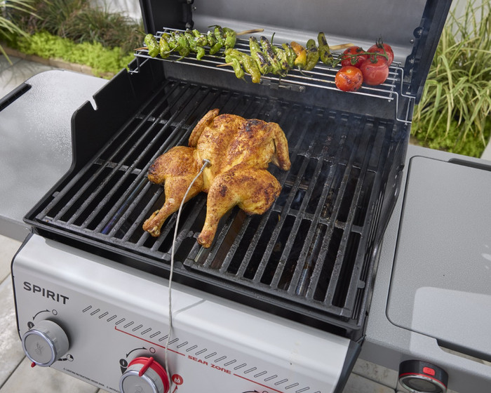 Weber Spirit EX-325 binnenkant