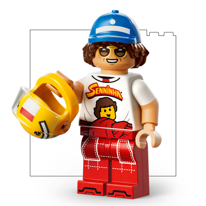 LEGO Editions - F1 Casque d'Ayrton Senna 43024 détail