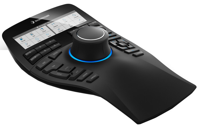 3Dconnexion SpaceMouse Enterprise côté gauche