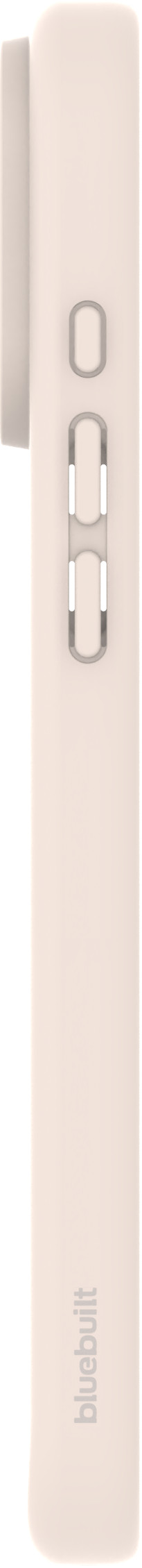 BlueBuilt Protective Back Cover Apple iPhone 17 Pro Max Beige linkerkant