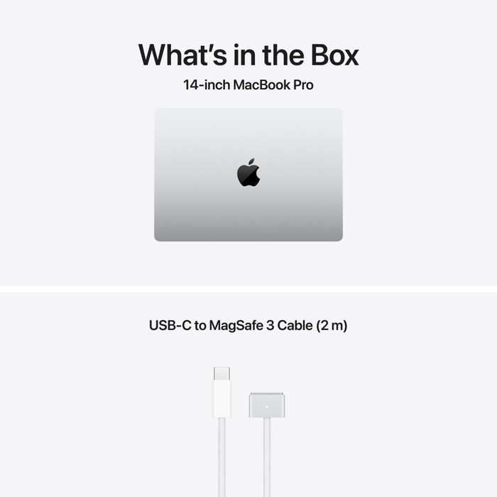 Apple MacBook Pro 14 Pouces M5 Pro (CPU 15 Cœurs / GPU 16 Cœurs) 24 Go/1 To Argent QWERTY visuel fournisseur