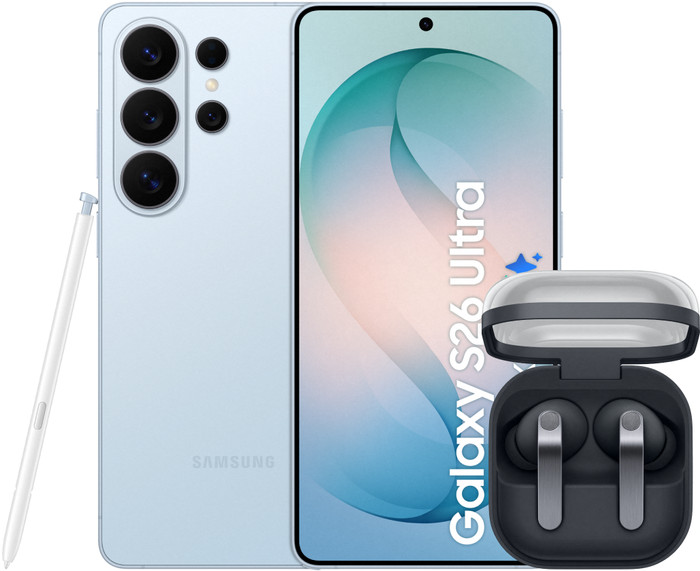 Samsung Galaxy S26 Ultra 1TB Lichtblauw 5G + Samsung Galaxy Buds4 Pro Zwart Main Image