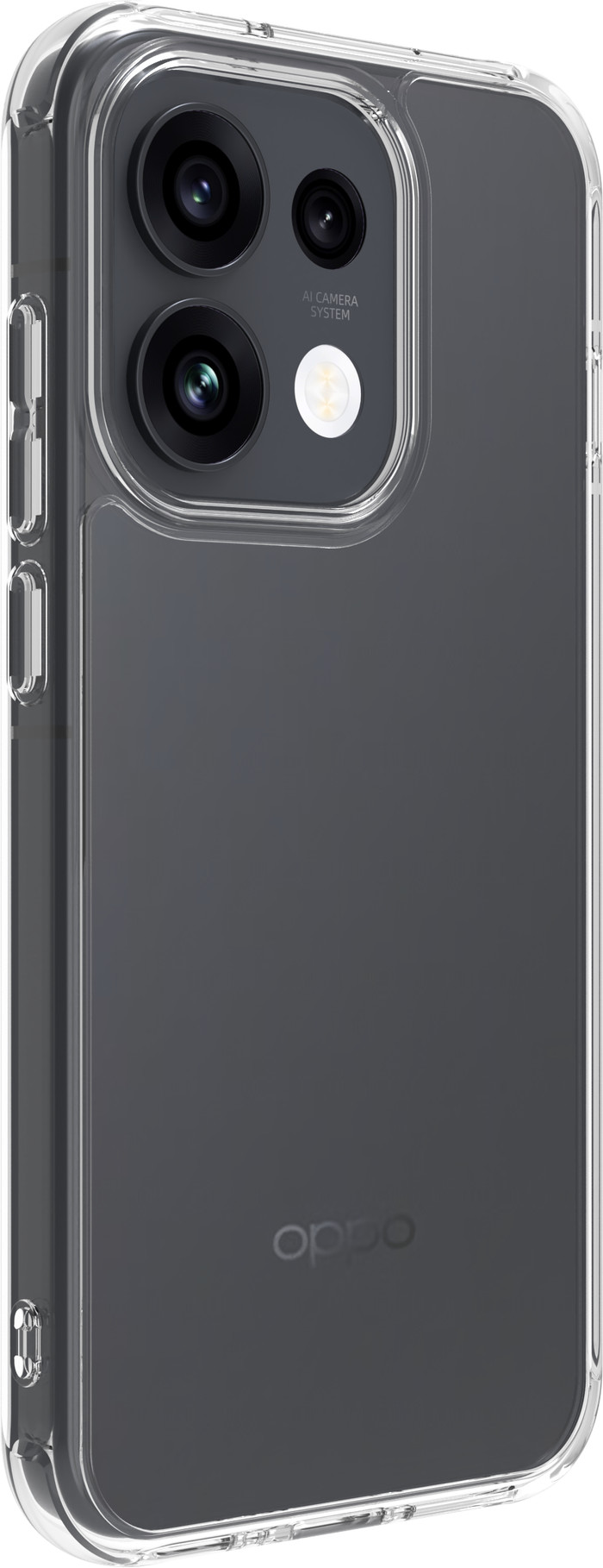 BlueBuilt Protective Back Cover OPPO Reno16 Transparant linkerkant