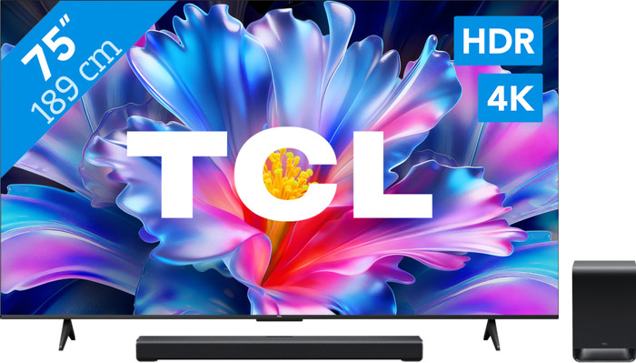 TCL LED 75" P6L (2026) + TCL S60K Main Image