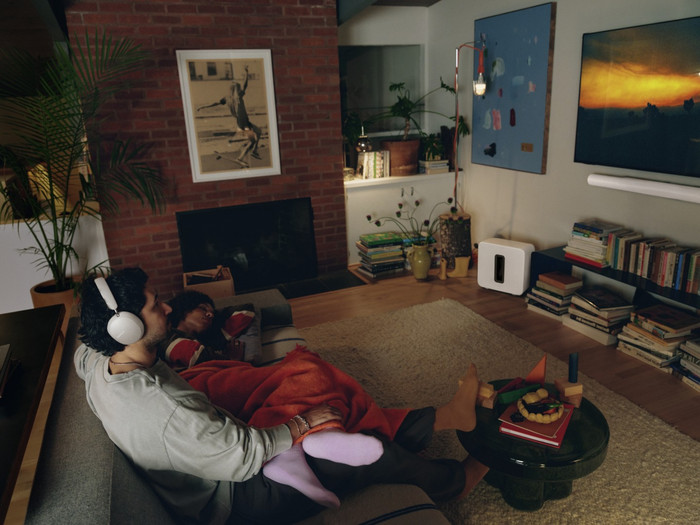 Sonos Ace Ultra White product in use