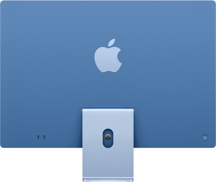 Apple iMac M6 (10 CPU / 10 GPU) 16GB/256GB Blauw AZERTY achterkant