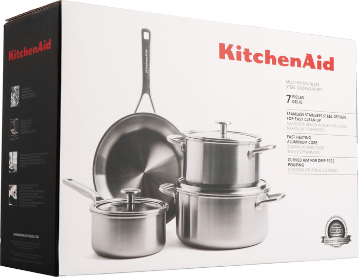 KitchenAid Multiply Pannenset 4-delig verpakking