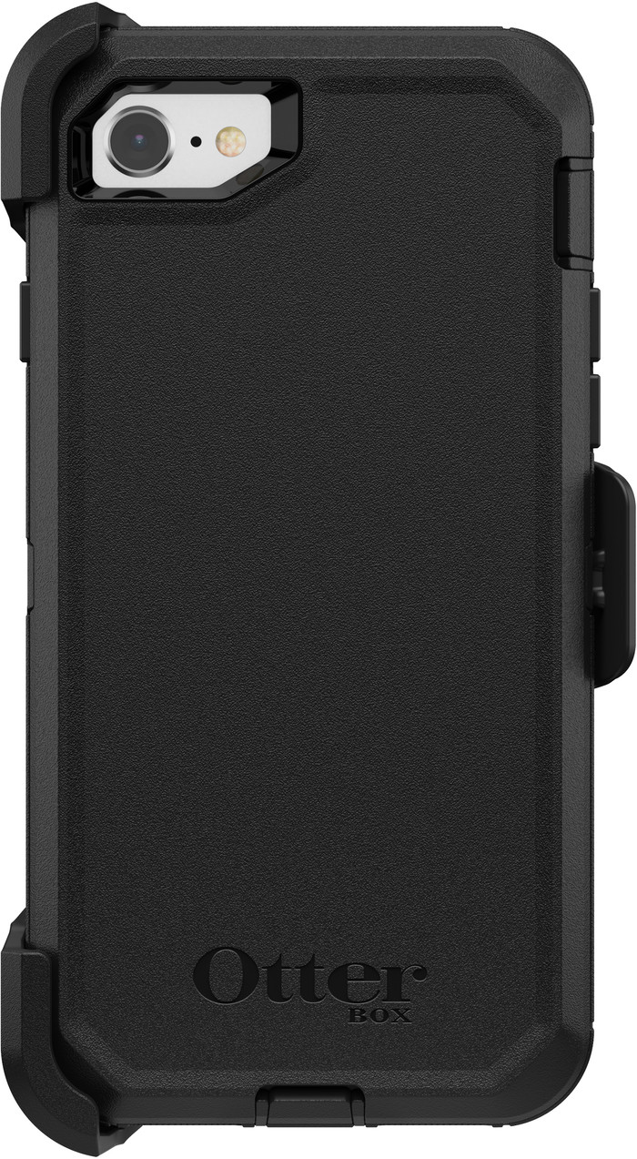 OtterBox Defender Apple iPhone SE 2022 / SE 2020 / 8 / 7 Back Cover Zwart Main Image