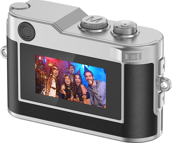 Rollei Mini Digitale Camera Zwart achterkant