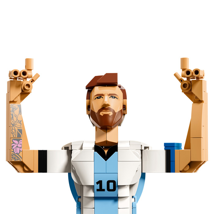 LEGO Editions Lionel Messi Voetballegende 43015 product in gebruik