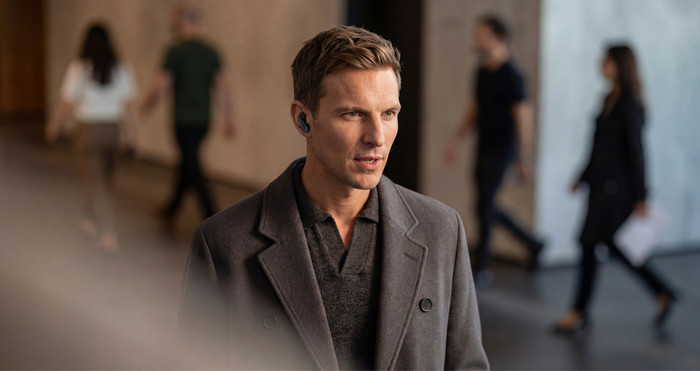 Soundcore Liberty 5 Pro Zwart product in gebruik