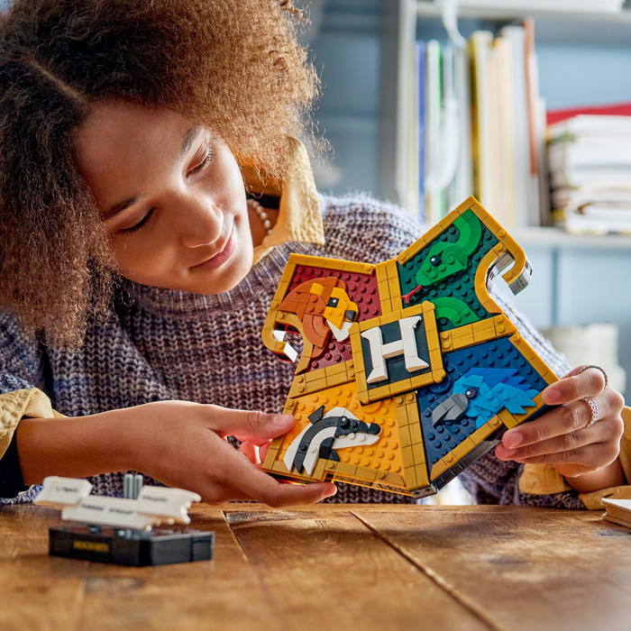 LEGO Harry Potter Zweinstein Afdelingswapen 76462 product in gebruik