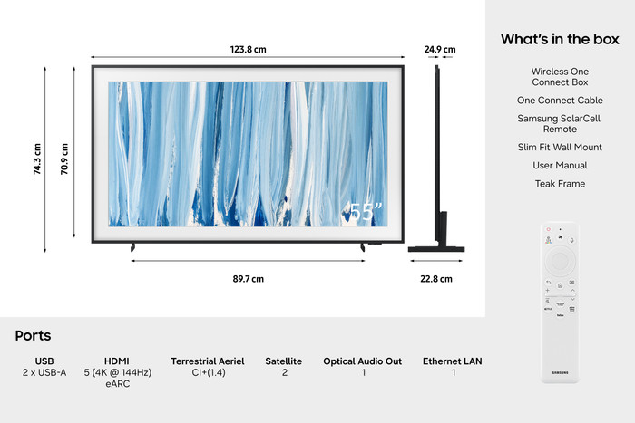 Samsung 55" The Frame Pro (2026) + Samsung HW-S800D Noir (2024) visuel fournisseur