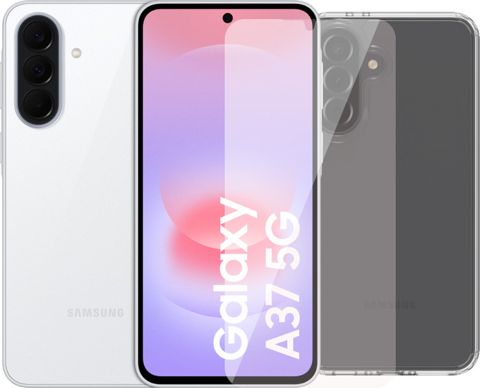 Samsung Galaxy A37 128 Go Blanc 5G + Pack d'Accessoires Main Image