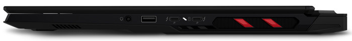MSI Raider A18 HX A8WHG-285BE Azerty linkerkant