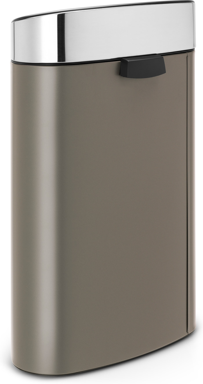 Brabantia Touch Bin 40 Litres Platinum / Couvercle Matt Steel arrière