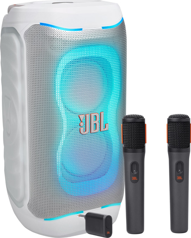 JBL Partybox 130 Wit + JBL Draadloze Microfoonset Main Image