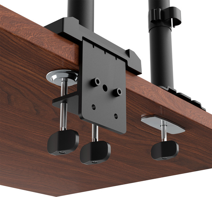 Neomounts NERO DS60-600BL2-2 Monitorarm Zwart visual leverancier