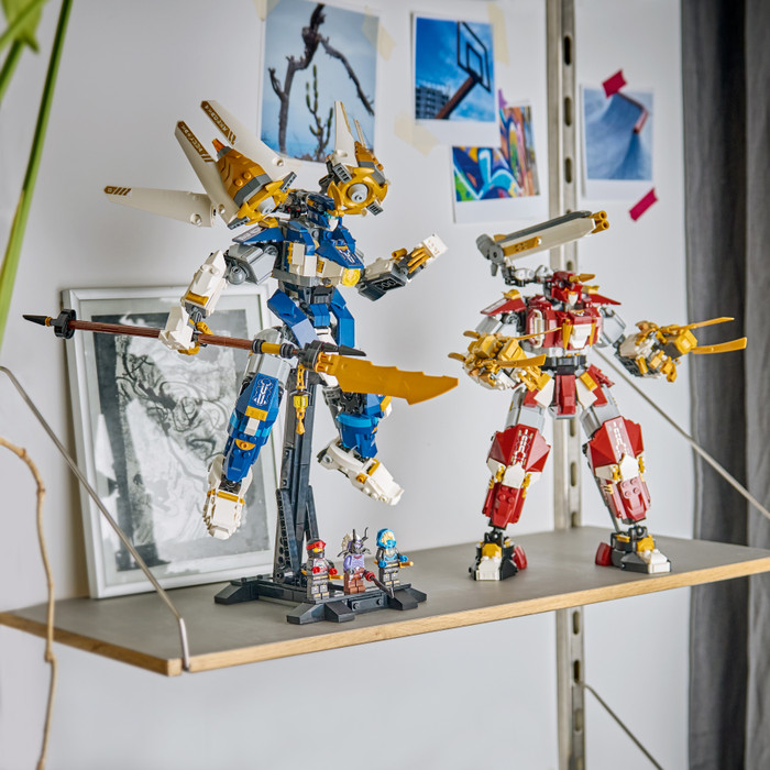 LEGO Ninjago De Twee Torenhoge Mecha 71870 product in gebruik