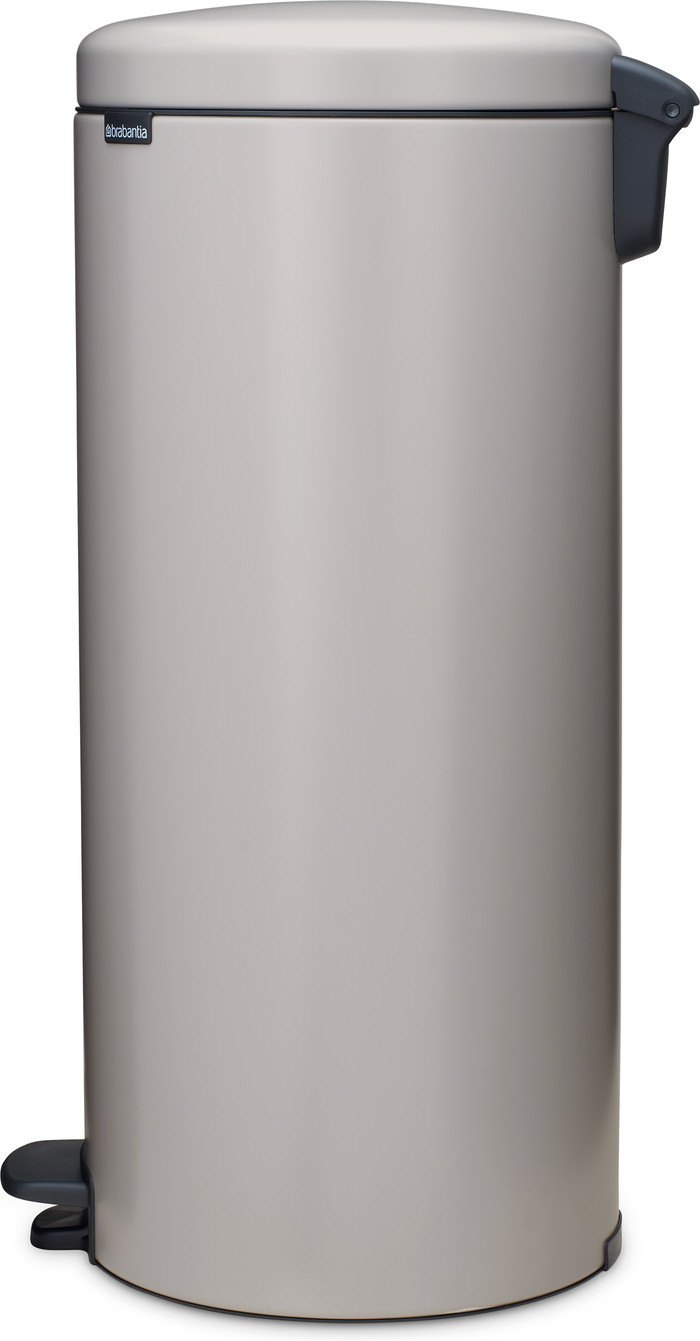 Brabantia NewIcon Pedaalemmer 30 Liter Soft Grey rechterkant
