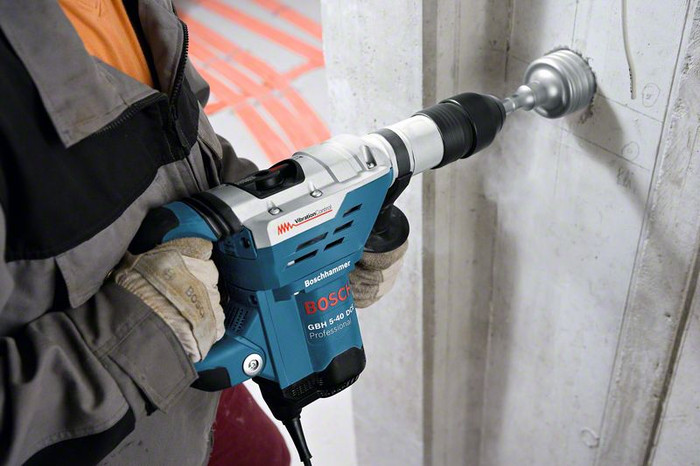 Bosch Professional GBH 5-40 DCE produit à l'usage