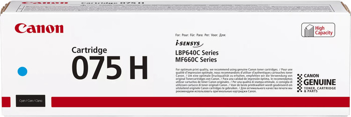 Canon 075H toner cyaan Main Image