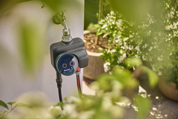 Gardena SMART Dual Water Control product in gebruik