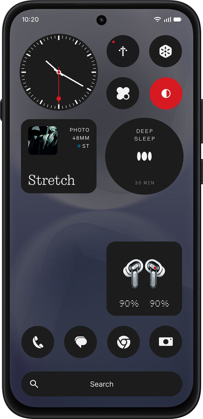 Nothing Phone (4b) 128GB Zwart 5G voorkant