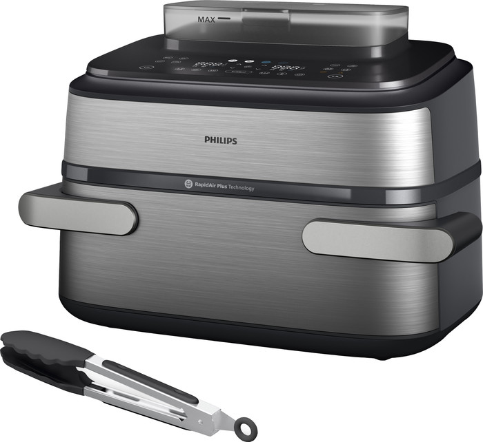 Philips Airfryer 5000 serie Megabasket NA565/02 rechterkant