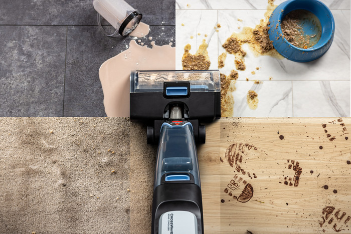 BISSELL CrossWave Edge Cordless Pro product in gebruik