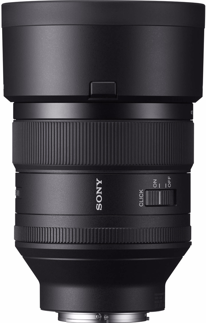 Sony FE 85mm f/1.4 GM left side
