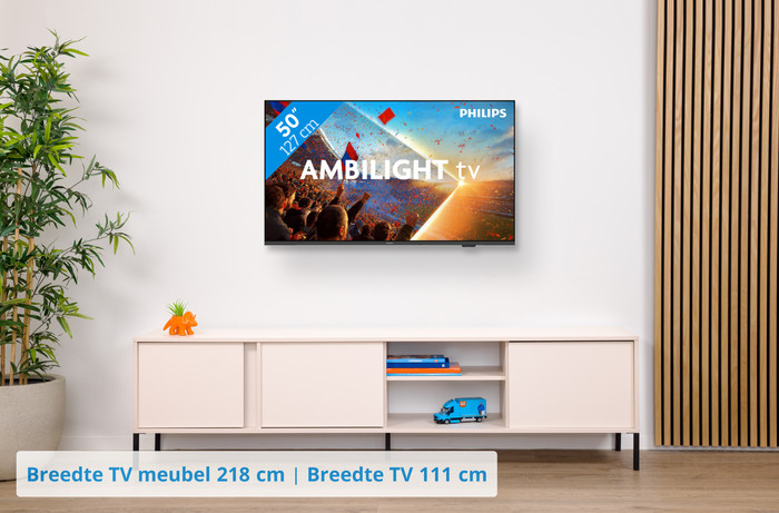 Philips Ambilight 50" PUS8001 (2026) visual Coolblue 1