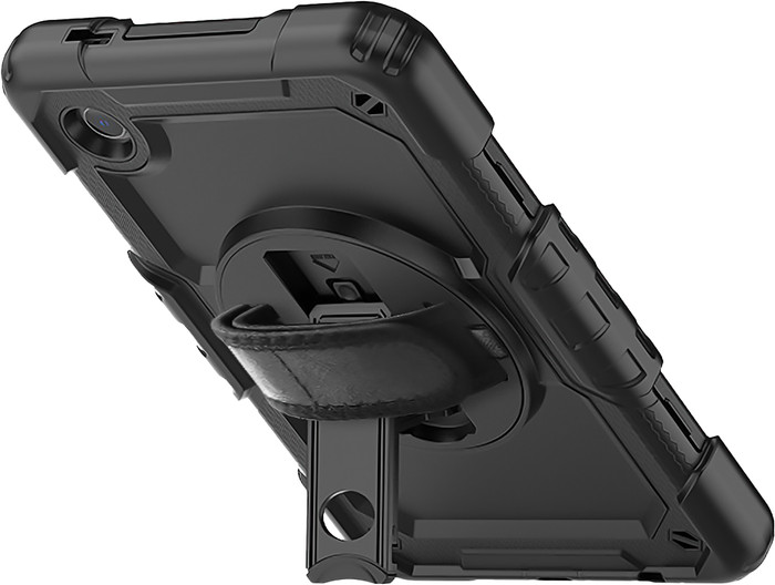 Just in Case Samsung Galaxy Tab A11 Plus Shockproof Case Zwart achterkant