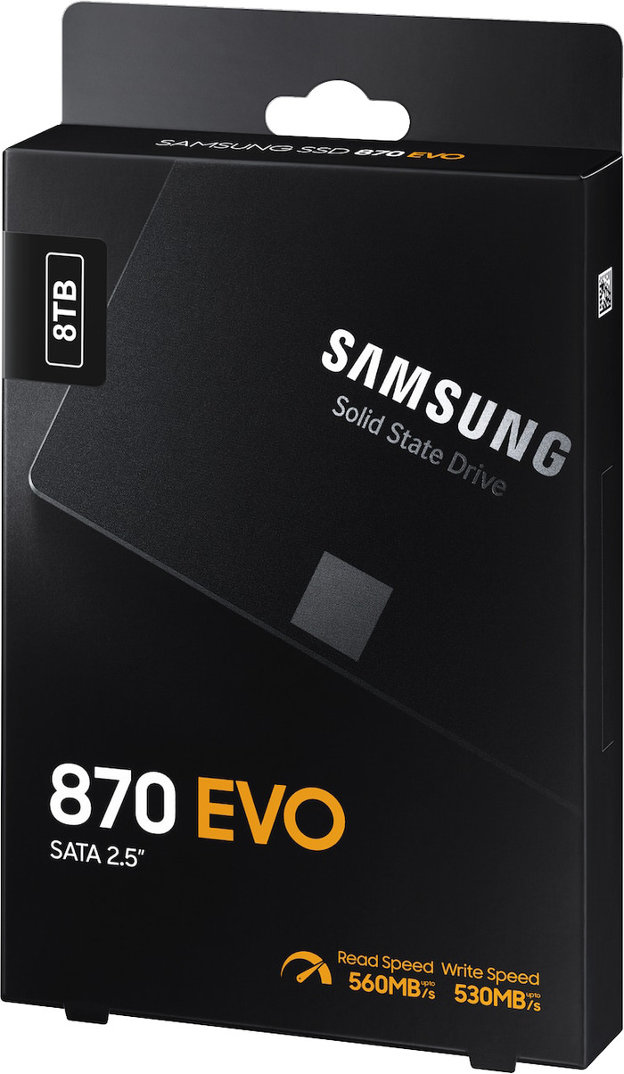 Samsung 870 EVO 2,5 inch 8TB verpakking