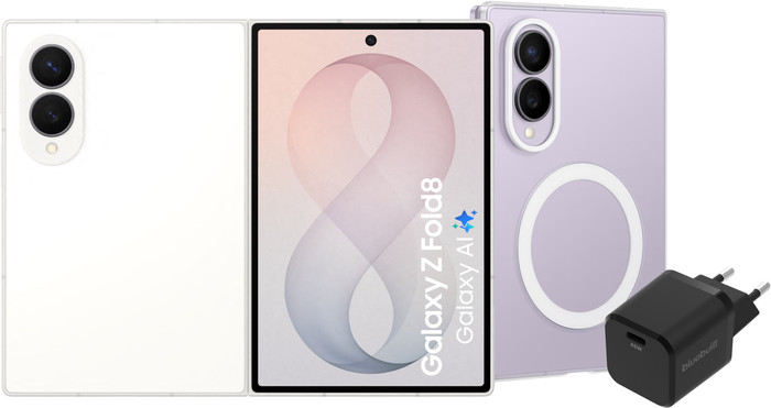 Samsung Galaxy Z Fold 8 512 Go Blanc 5G + Pack d'Accessoires Main Image