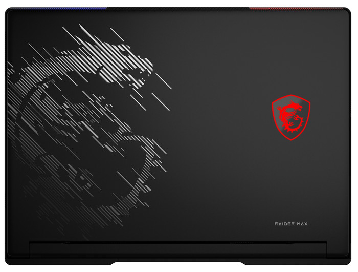 MSI Raider 16 Max HX B2WJ-039BE Azerty achterkant