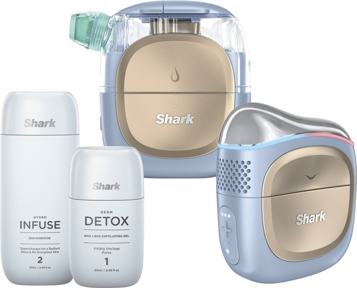 Shark FacialPro Glow + DePuffi FH320EU Bleu Main Image