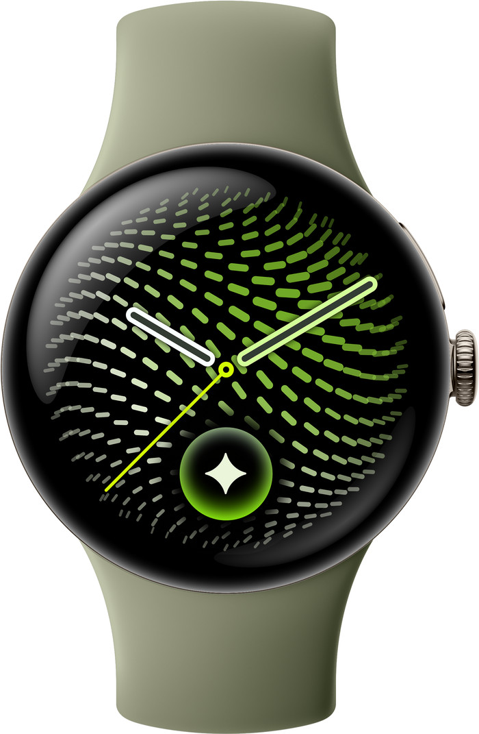 Google Pixel Watch 5 Groen 41mm voorkant