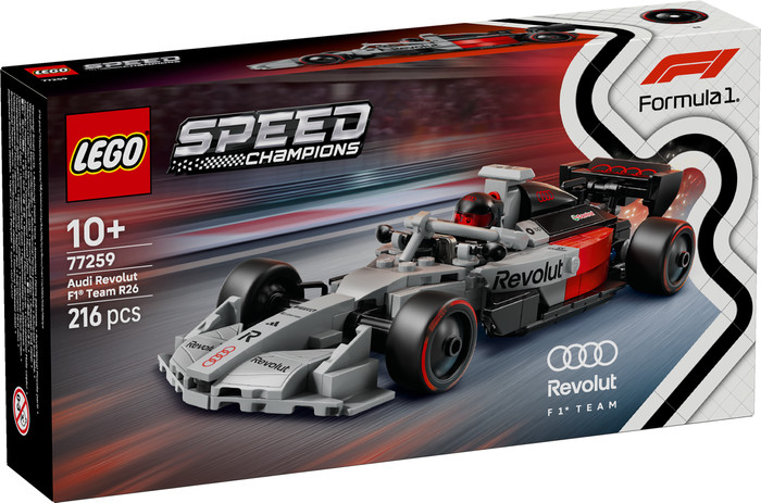 LEGO Speed Champions Audi Revolut F1 racewagen 77259 verpakking