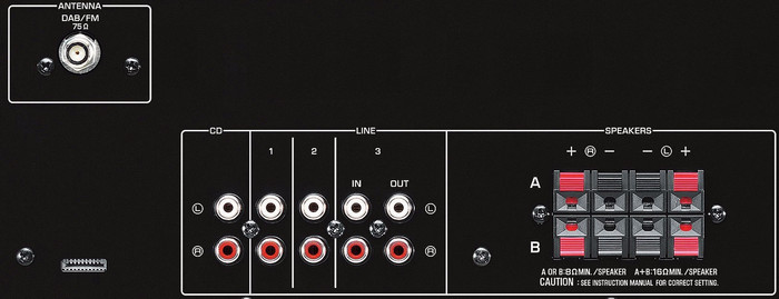 Yamaha R-S202 DAB+ Noir détail