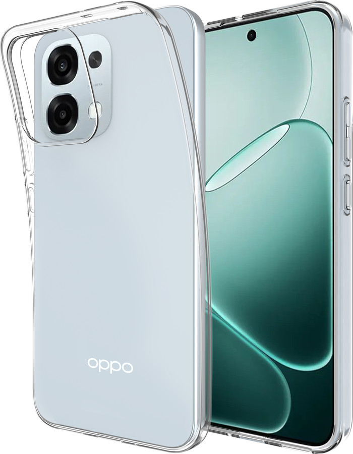 Just in Case Soft Design OPPO A6 (4G/5G) Back Cover Transparent côté gauche