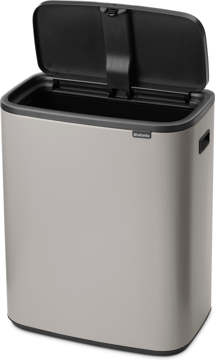 Brabantia Bo Touch Bin 60 Liter Soft Grey detail