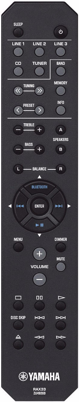 Yamaha R-S202 DAB+ Noir accessoire